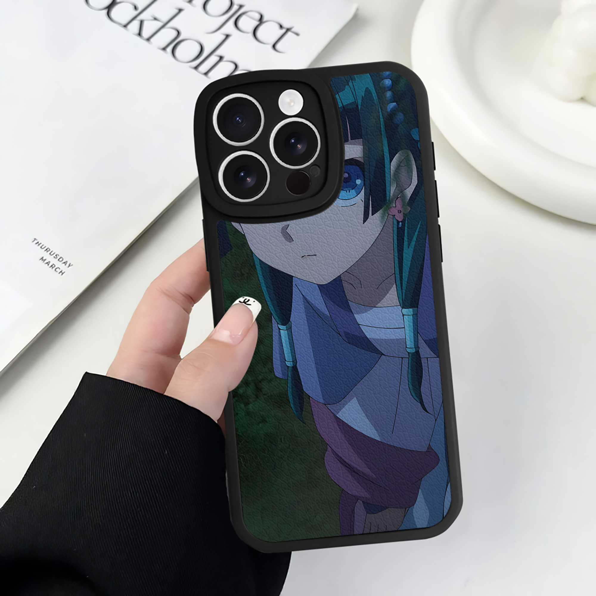 薬屋のひとりごと The Apothecary Diaries 【iPhone 16シリーズ対応】シリコンスマホケース（レザー調） 材質：シリコン